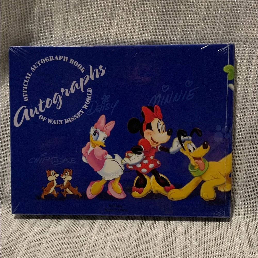 Vintage Walt Disney World Exclusive Official Autograph Book New Sealed Perfect